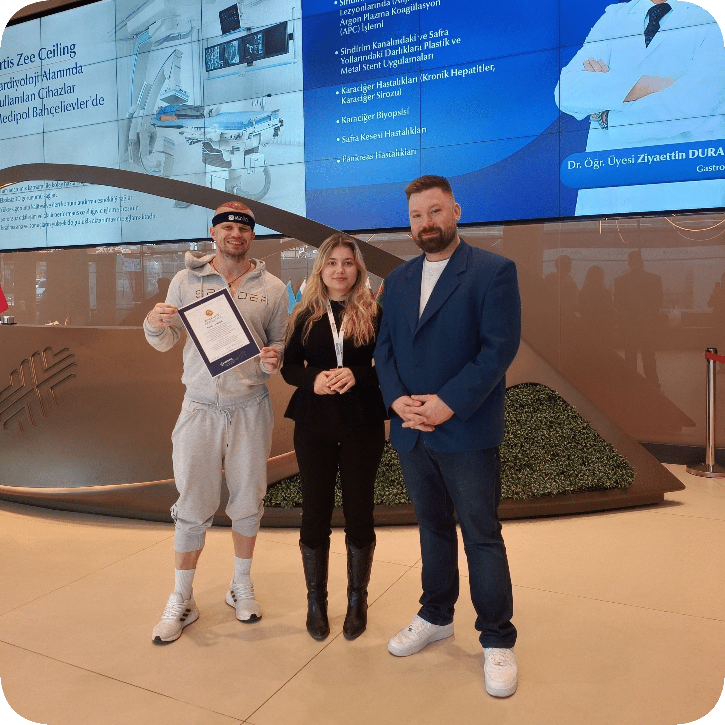 Vlasy z Turecka - transplantace vlasů v Turecku - fakultní nemocnice Medipol